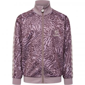 Hummel hmlWild Children's Tracksuit Jacket - Unisex, 6 Years, Purple/Rose