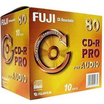 Fujifilm CD-R Pro for Audio, 700MB 52x - CD-R vírgenes