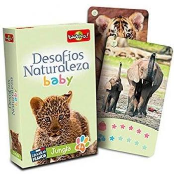 Juego de Cartas Educativo: Desafíos de la Naturaleza - Jungla para Niños