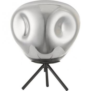 Lámpara de sobremesa Nina Cromo 1 bombilla 38cm