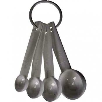 Set de 4 Cucharas Medidoras de Plástico de Calidad Alimentaria Patisse