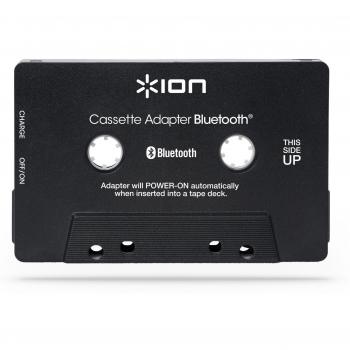 ION Audio Bluetooth Cassette Adapter   Bluetooth Audio Streaming for Cassette Players and Built-In Hands-Free Microphone for Calls