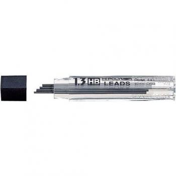 Pentel de Sharp 1.3MM núcleo de alto polímero HB [10 paquetes] CH13-HB