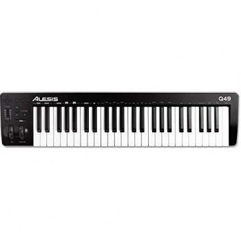 Alesis Q49 MKII 49-Key USB MIDI Controller with Mod Wheels and Pitch Bend