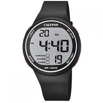 Calypso reloj digital para hombres de cuarzo con correa en plastico k57951