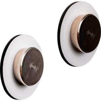 Silwy® Smart Magnetic Pins with Metal Nano Gel Pads - White