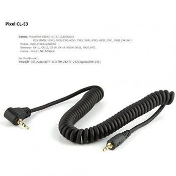 Cable CL-E3 con conector RS-60E3 para disparadores remotos de cámara Canon