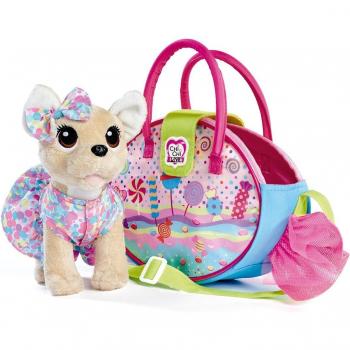 Bolso Peluche Chi Chi Love Sweetest Candy con Perro Chihuahua Simba