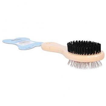 Cepillo Doble Cara Carda 23 cm - Cepillo de limpieza con doble cara, medidas de 23 cm, ideal para eliminar suciedad y pelaje en mascotas