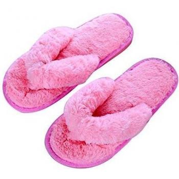 MStar Mujer Elegante Bettenhaus Zapatos Warmer Peluche Chanclas algodón Pantuflas Antideslizantes Guantes para otoño/Invierno