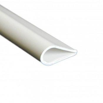 Sujeta Hojas de PVC Blanco 15 mm 1 m