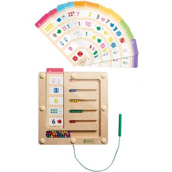 Magneticolor - Números del 0 a 10, incluye imanes de colores vibrantes, números del 0 al 10, diseño educativo para aprendizaje interactivo, adecuado para niños, fácil de usar y almacenar