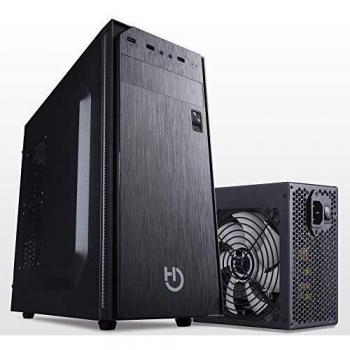 Hiditec Pack Torre PC ATX KLYP PSU y Fuente de Alimentación PSU 500W | Formato ATX | Diseño Resistente y Robusto | Materiales de Calidad