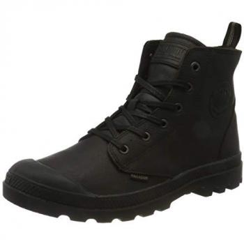 Palladium Pampa Zip Leather High-Top Sneakers - Black - Unisex - Size 44.5 EU / 10 UK