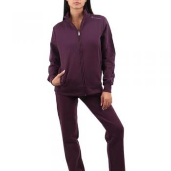 Conjunto Champion Sweatsuit Mujer, Vestidos Marca Champion Modelo 117519-Vs503, Color Violeta, Chándal Champion Felpa Full Zip Granate Mujer - L, Champion Legacy Script Shop W (117519) - Soft