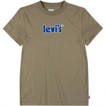 Camiseta Levi's manga corta niño con dibujo frontal verde