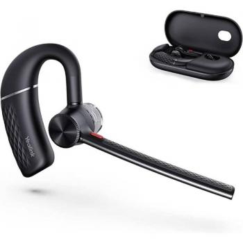 Auricular Bluetooth Yealink BH71 Mono para Trabajo Híbrido y Desplazamientos, Inalámbrico, USB-C, Oficina/Centro de Llamadas, Negro