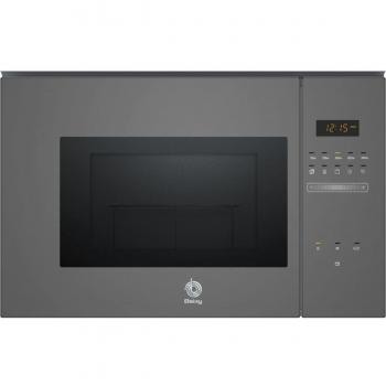 Microondas Integrable Balay 3CG5175A2 Cristal Gris Antracita con Grill, 25 Litros, 900W