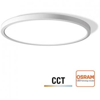 Plafón LED MOON KRAMFOR 24-28-32W chip OSRAM Ø383mm CCT + Night Light blanco 3000-4000-6000K