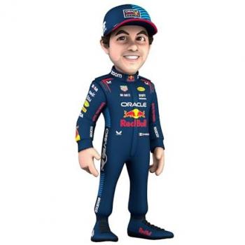 Figura Minix Checo Pérez Formula 1 12 cm, coleccionable multicolor para exhibición, ideal como regalo para niños y adultos, fans del deporte y de la Fórmula 1
