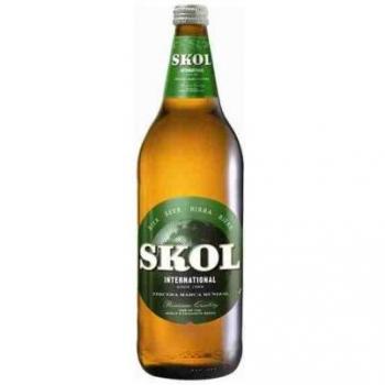 Cerveza Skol Botella 1L