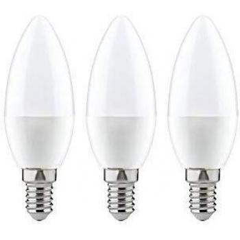 Bombilla LED Vela E14 4W 2700K - Pack de 3
