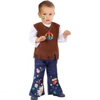 Disfraz para Bebés Hippie Multicolor 24 Meses