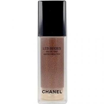 Chanel Les Beiges Eau de Teint Water Fresh Tint 30 ml - Lightweight tinted moisturizer, includes applicator, shade Deep