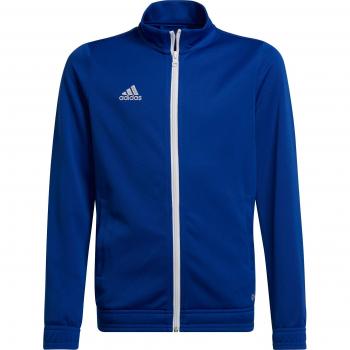 Chaqueta de fútbol adidas Entrada 22 infantil azul blanco