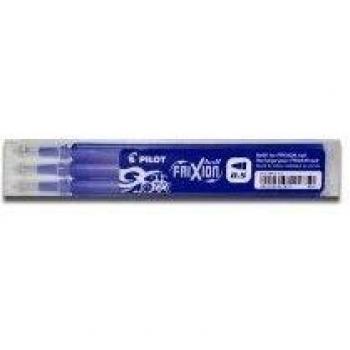 Pilot FriXion Ball Erasable Gel Ink Refills, 0.5mm Fine Point, Blue Ink, Pack of 3
