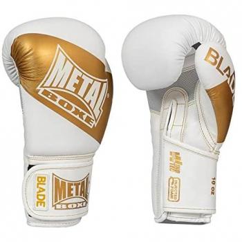 Golden Blade Metal Boxing Gloves