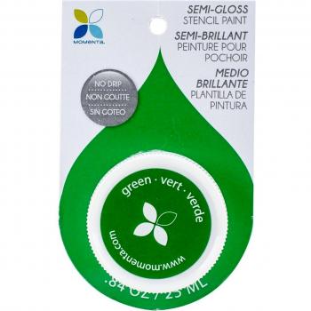 Momenta Artc Semi para el cuerpo brillante pintura acrílica 25 ml verde, papel, multicolor, 3 piezas