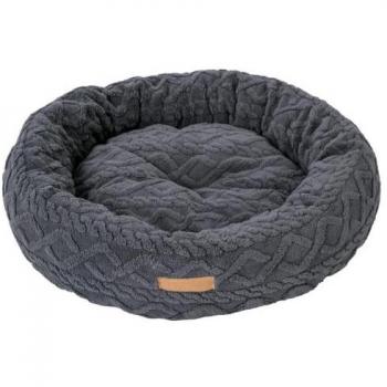 Cama Donut Artic Gris Oscuro para Perro y Gato 58X14 cm
