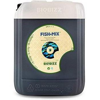 Fertilizante Líquido BioBizz Fish-Mix 10 Litros - Nutriente Universal Regenerador de Suelo