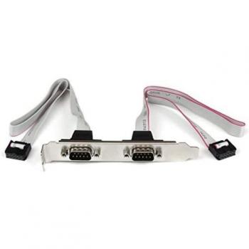 StarTech.com 16in 2 Port DB9 Serial Port Bracket to 10 Pin Header