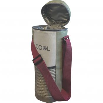 Nevera flexible portátil para botella de 1,5 l y caja térmica de 20 l para playa, camping y picnic en colores malva o amarilla