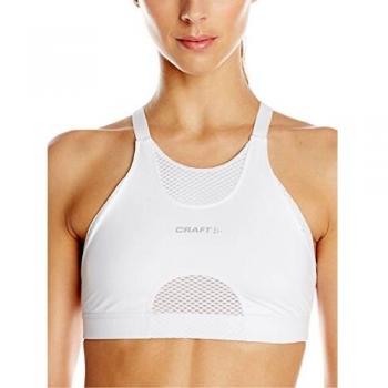 Craft Stay Cool - Sujetador deportivo para mujer, color blanco, talla XS