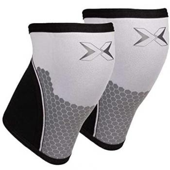 PICSIL Hex Tech 7mm Knee Sleeves for Cross Training and Powerlifting (Pair)