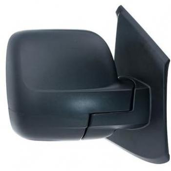 Retrovisor exterior BLIC 5402-04-2002024P - Espejo retrovisor de automóvil, lado derecho, con carcasa negra, ajuste manual, cristal convexo para mayor visibilidad y diseño específico para modelos compatibles
