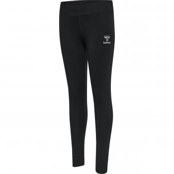 Hummel Move Grid Cotton Leggings Negro 8 Years Niño