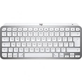 Logitech MX Keys Mini Wireless Bluetooth Keyboard for Mac Pale Grey UK Layout