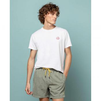 Camiseta Scotta Croissant blanco manga corta para hombre