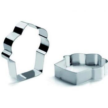 IBILI 735700 - Cortapastas Cup Cake Estañado