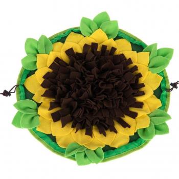 Alfombra olfativa Sunnyflower para perros y gatos - 50 cm de diámetro