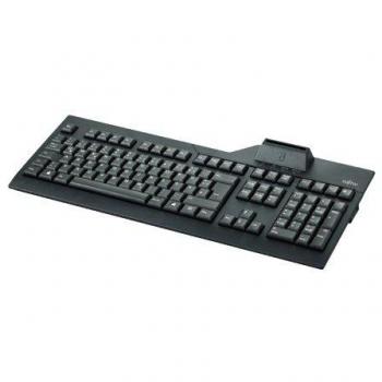 FUJITSU KB SCR2 ES Teclado Negro de Tarjetas Inteligentes en SCH