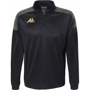 Sudadera 1/2 Cremallera Gassolo Negro Kappa