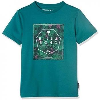 Hexfiller Billabong-Camiseta de manga corta para niño, diseño de Dark Teal FR: 14 años
