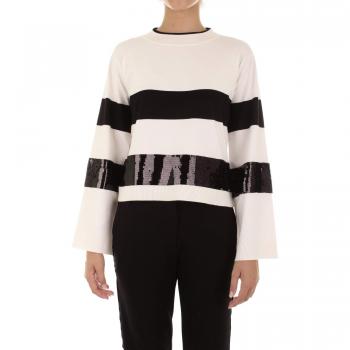 My twin Maglia Casual da Donna Giglio/Nero, MT3201