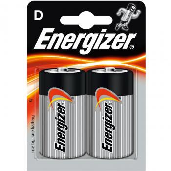 Energizer LR 20, Alcalino, 1.5 V, 16000 mAh, Negro, Plata, 34 mm, 61 mm