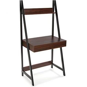 Versa Olympia Mesa Escritorio para el Ordenador, Mesa para la Habitación o Estudio. Mesa Gaming, Con cajón y estante, Medidas
